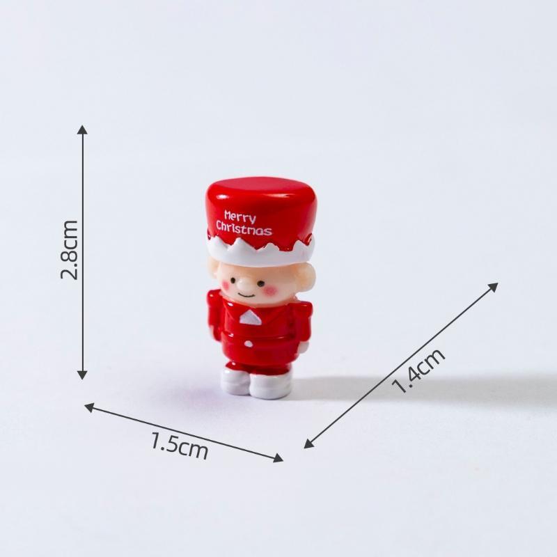 4Pcs Cute Mini Christmas Elves Figurines Cute Elves Little Elves Decor For Diy Fairy Garden Christmas Holiday Decora Decor