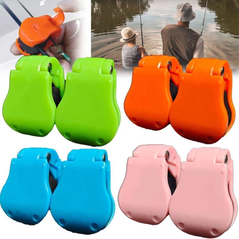 1/2/4 ks Multifunkční držák na rybářský prut Fixační klip Popruhy Přenosný držák na rybářský prut na pláž Kompaktní design Rybářské nářadí