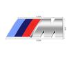 ZWVP7 Car Sticker Rear Trunk Decoration 3D ABS M Emblem Sticker Full Decorative Car Body Exterior Modification Kit For BMW M3 M5 X6 X2