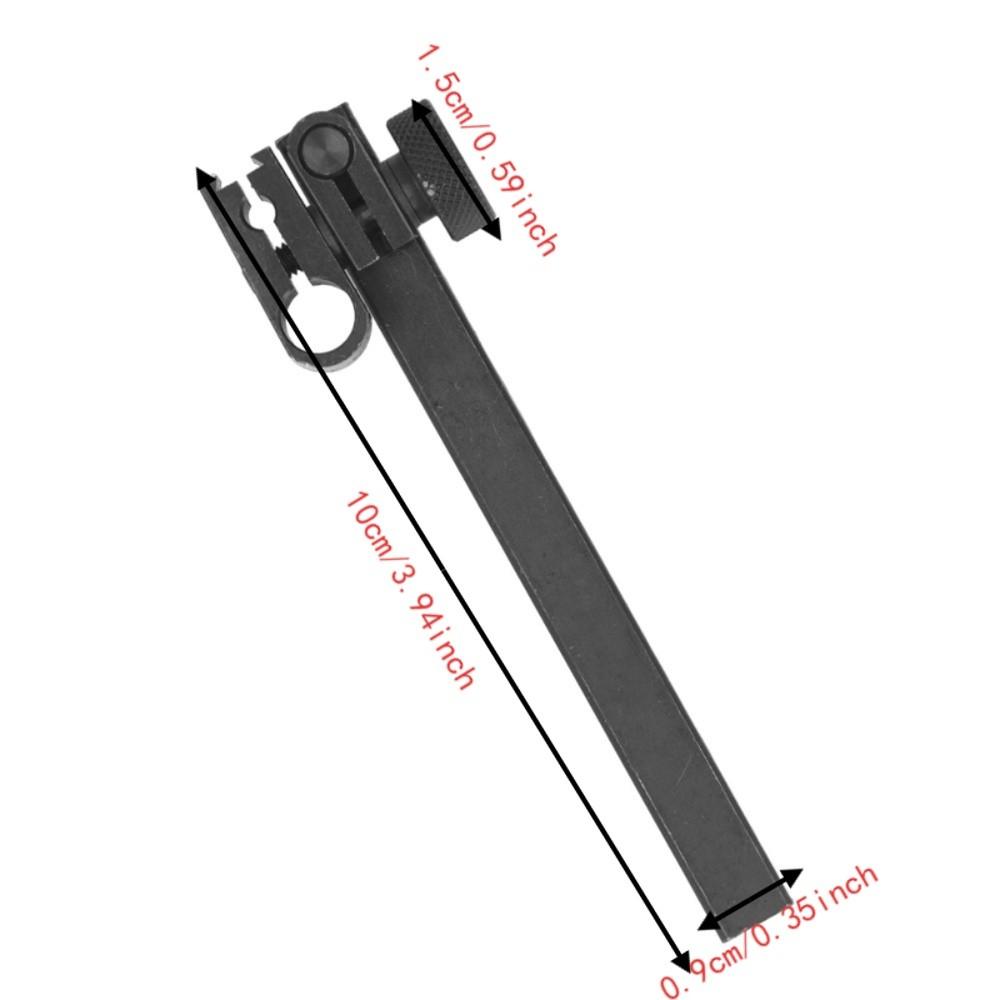 Swivel Clamp Test Gauge Clamp 9x9x100mm Height Gauge Adapter Machinist Measuring