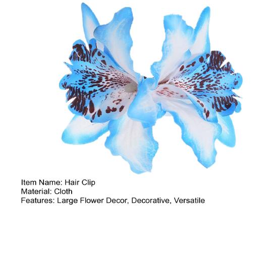 Summer Beach Hair Clip Flower Decoration Sea Vacation Side Bangs Hair Pin Hair Accessories for Daily Wear Parties Outings