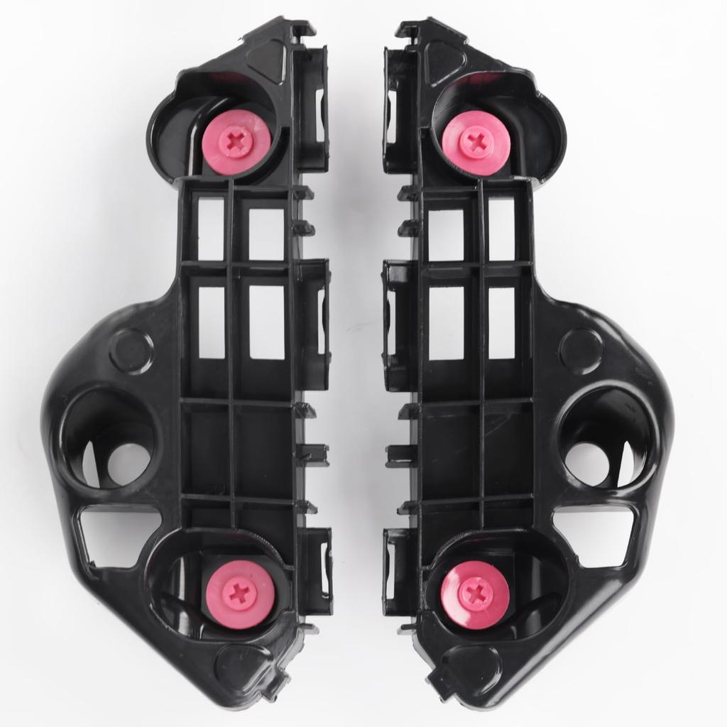 Front Bumper Bracket Compatible with Toyota Camry 2018-- Driver and Passenger Side Pair, Direct Fit for 52535-06210 52536-06210, OEM Quality ABS