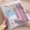 M-A4 Document Storage Bag Student Waterproof Zip File Bag Makeup Bag School Office Supplies Miscellaneous Storage Organizer