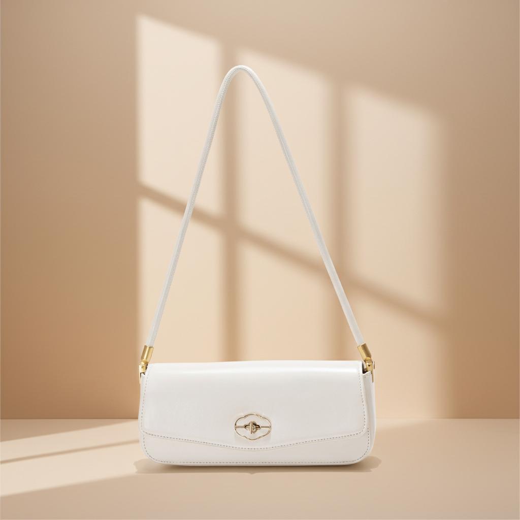 JIOMAY 2026 New Women's Niche Baguette Bag, Elegant Underarm Shoulder Purse, Premium Handbag for Women with Crossbody Option