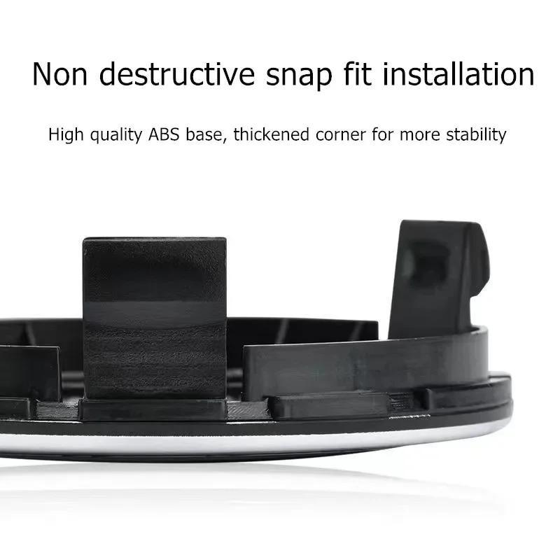 4 ks 75mm Pro Mercedes-Benz W166 W167 W176 W253 GLC GLK CLA/Třída A/B/C/E/S Krytky středových krytů kol auta Dekorativní příslušenství