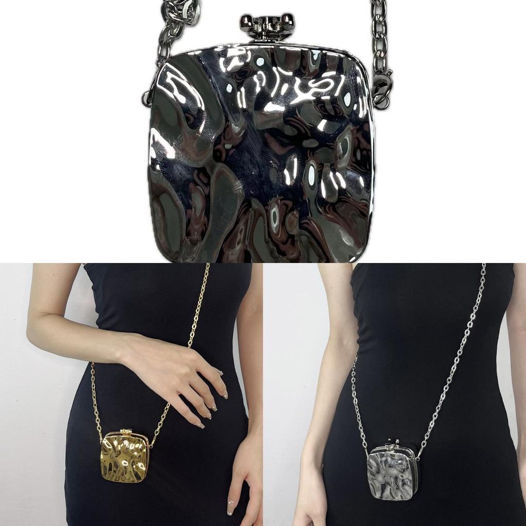 Mini Acrylic Bag For Women With Chain Strap And Box Shape For Daily Fashion
