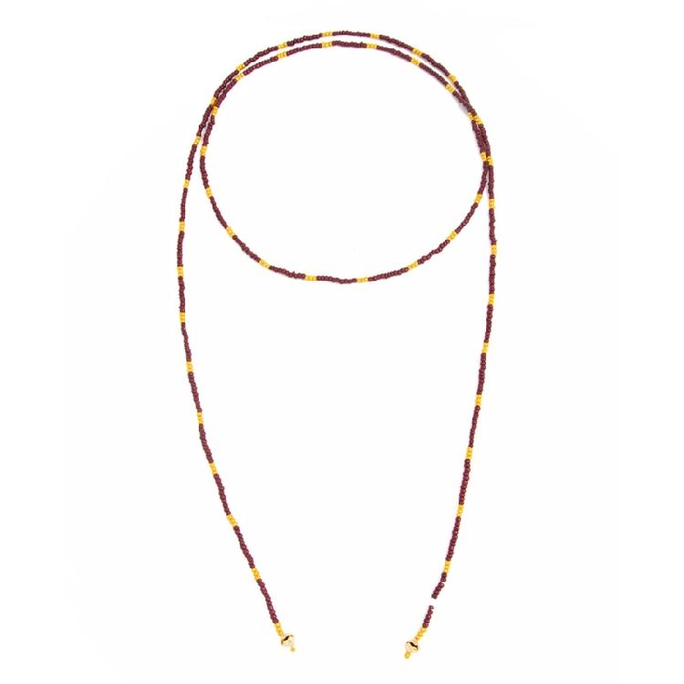 Versatile Long Strand Beaded Necklace Retro Beads Y Shape Design Neck Chain Casual Formal Attire Elegant Wear