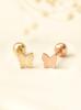 Minimalpiercing 14K Daily Mini Me Butterfly Piercing Earrings