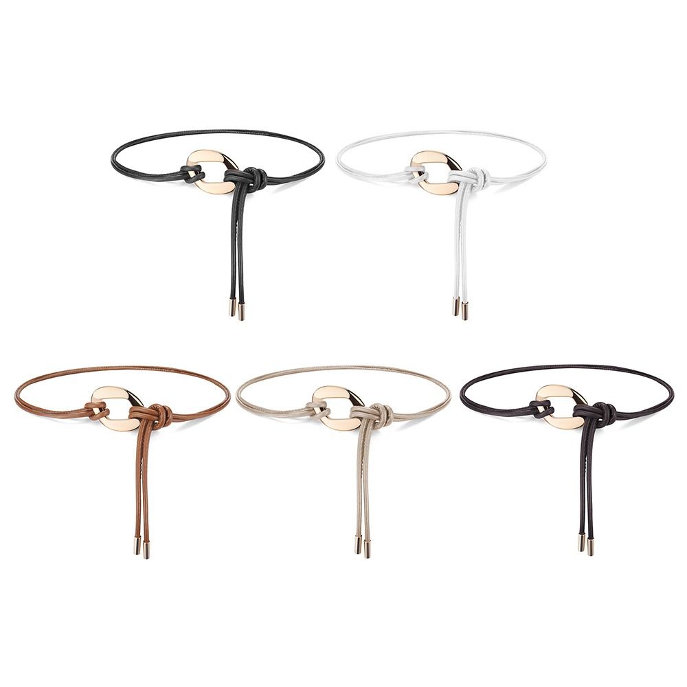 DIY Schlankmacher-Seil mit Metallschnalle Dünner Bund Mode Geknoteter Gürtel Für Röcke Kleider Oberteile Kleidung