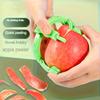 1pc Ergonomic Rotating Fruit Peeler  Quick Efficient Green Plastic Kitchen Gadget for Apples,Pears,Melons FoodGrade Design Ideal for Home Restaurant