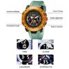 SMAEL Waterproof Male Clock Digital LED Display Quartz Analog Stopwatch Fashion Clock Men Watch Sport Watches 8058