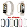 Soft TPU Screen Protector Housing Compatible for Mi-Band 8 Scratched Resistant Protective Cover Bumper-Shell Shockproof