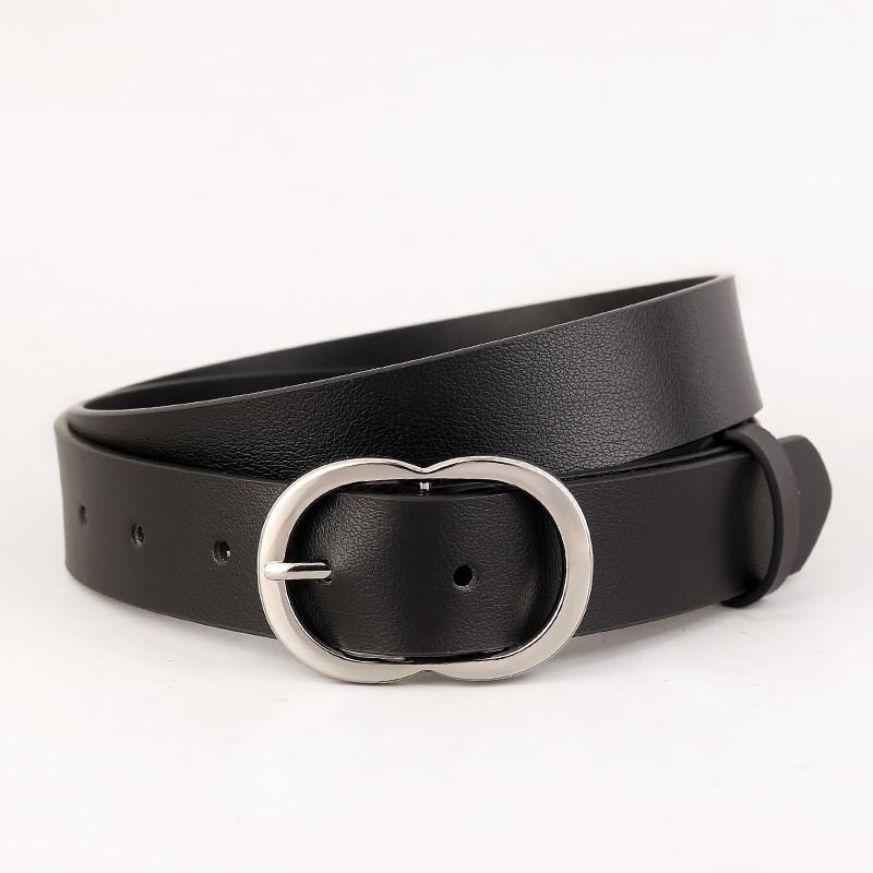 Classic Genuine Leather Belt For Women With Pin Buckle For Casual And Business Wear
