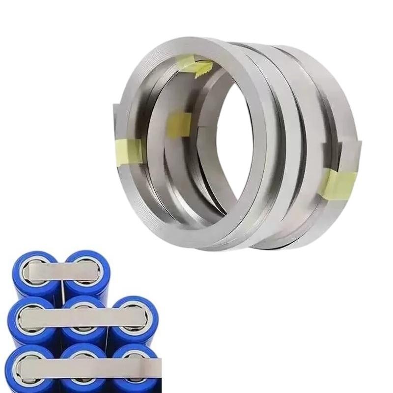 Nickel Plated Strip for 18650 21700 Battery 5m Roll 4/6/8/10mm Width for DIY Battery Pack Welding Projects