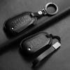 Car Key Case Cover For Peugeot 208 2008 308 3008 508 408 Citroen C3 C4 C5 C6 C8 Leather Car Key Protected Replace Shell Keychain