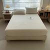 1pc Solid Color Bed Skirt, Milk Velvet Bed Skirt, Fleece Mattress Cover, Pillowcase And Pillow Core Not Included