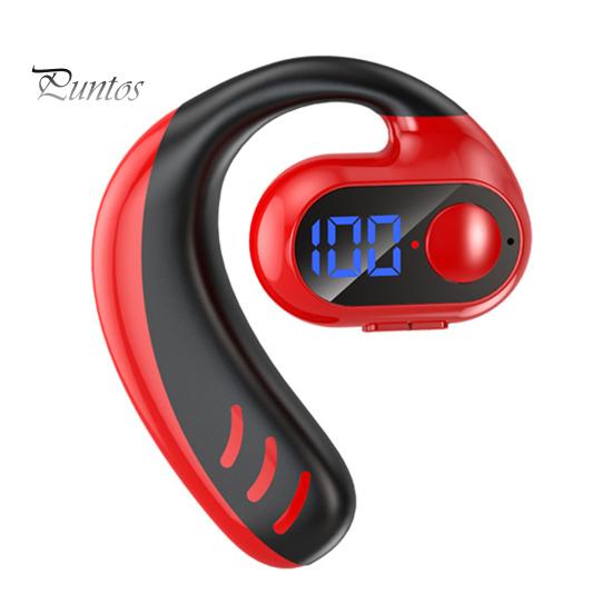 

1 Set Wireless Earphone 5.2 Bluetooth-compatible Noise Reduction Voice Control Air Conduction Wireless Headphone for Cell Phone красный