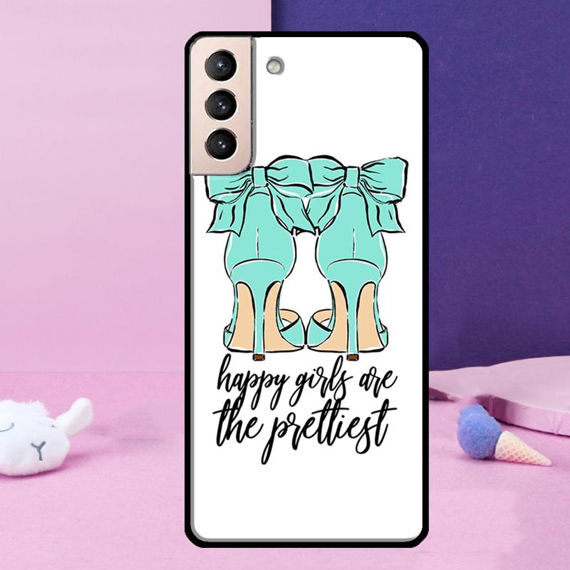 New York Girl Phone Case For Samsung Galaxy S25 Ultra S23 S20 S21 S22 S24 FE S9 S10 Plus S24 Ultra Cover