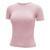 Mitaogirl Kendall Quick-Drying Top Women Slim Fit Running Yoga Workout Clothes Breathable Thin Sports Short Sleeve T-shirt