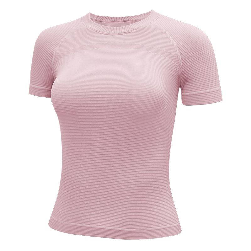 Mitaogirl Kendall Quick-Drying Top Women Slim Fit Running Yoga Workout Clothes Breathable Thin Sports Short Sleeve T-shirt
