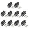 10pieces 3 Way Round Female Connector Kit 12078090 & 30pieces Terminals 12103881, Suitable for GM