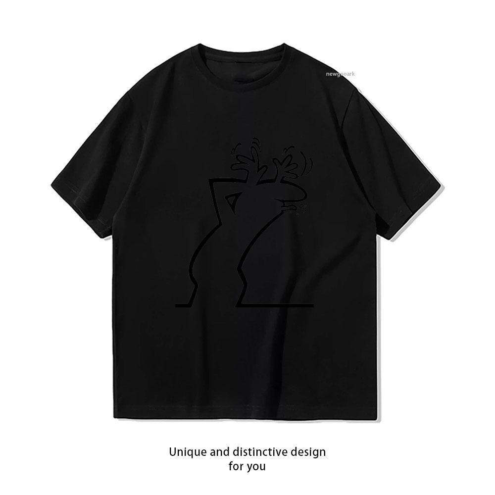 La Linea Triblend Unisex Unisex summer cotton graphic t shirts Adult streetwear camisetas tops tee Shortsleev