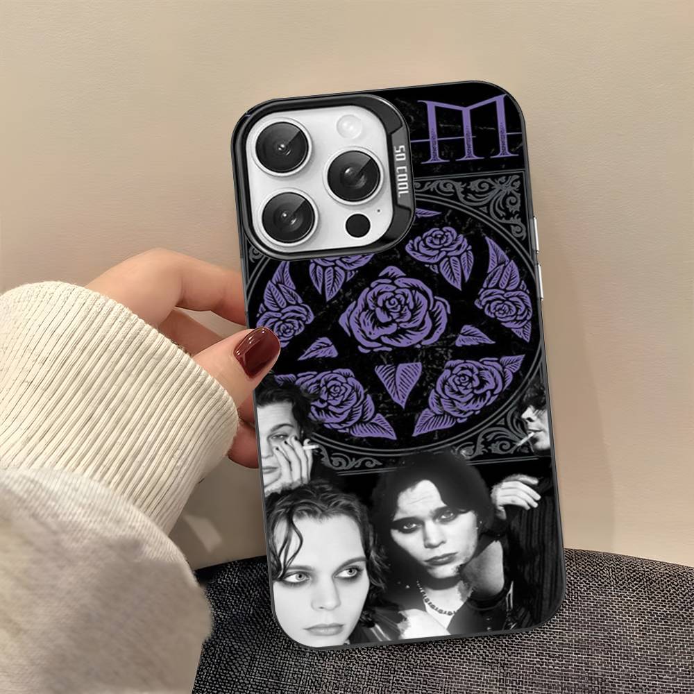 Band His Infernal Majesty Phone Case For IPhone 17 16 15 14 11 12 13 Pro Max Pro Plus Colored Silver Cover