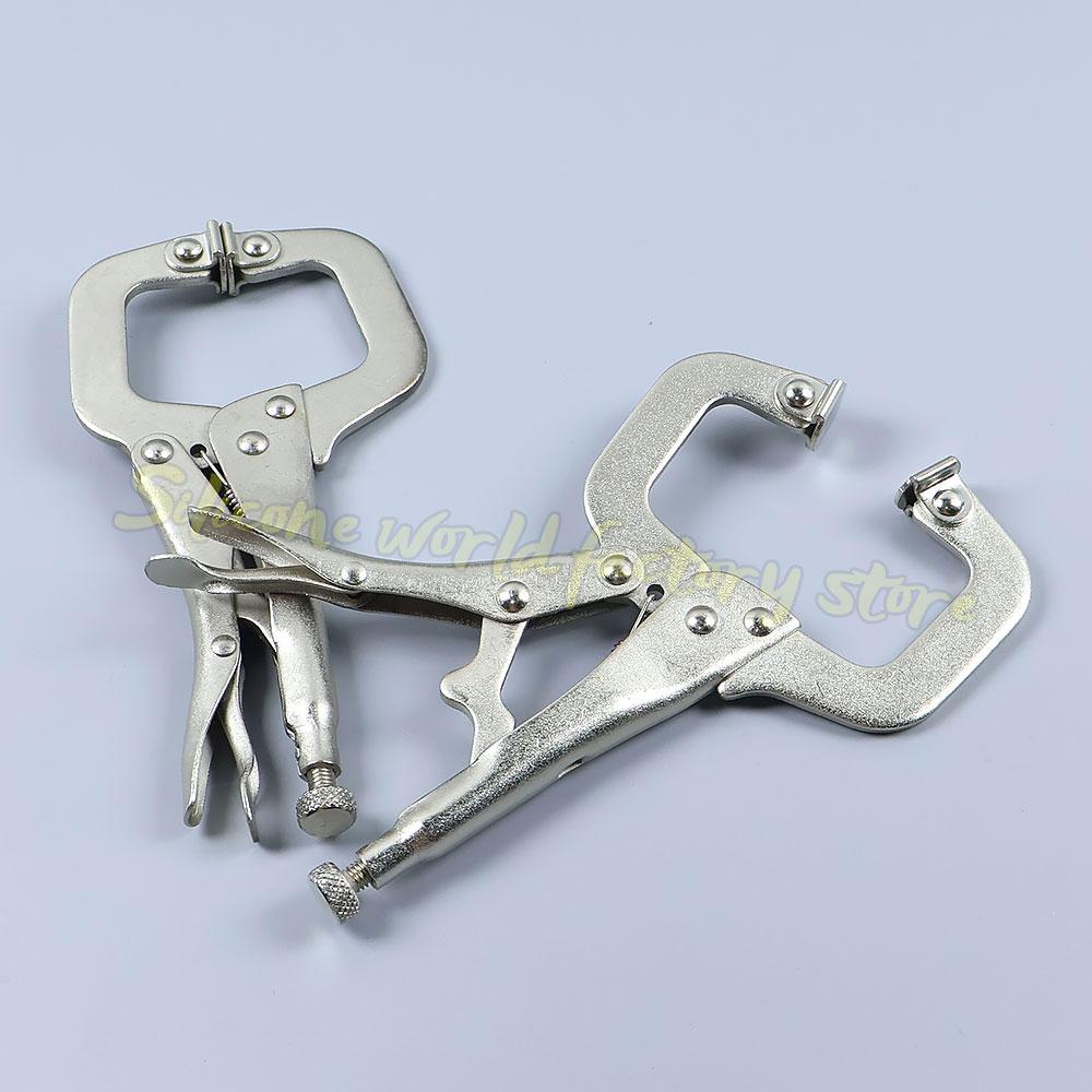 Silicone World 6Inch Multifunctiona Powerful Plier C-type Pliers Universal Pressure Pliers Clamp Welding Woodworking Fixing Tool