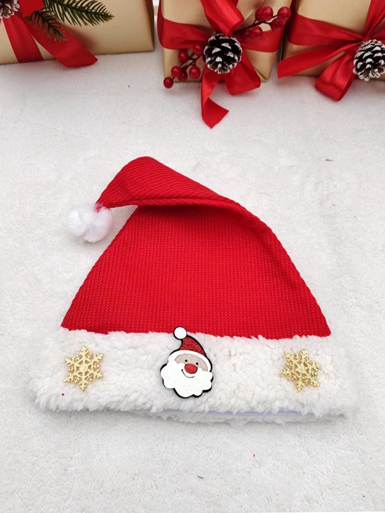 Plush Christmas Hat for Adults & Children - Perfect for Gifts & Holiday Decorations