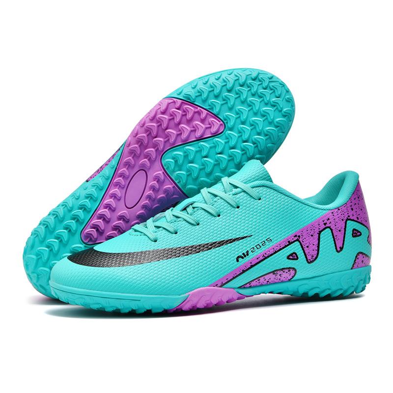 Manufacturer football shoes low-top football shoes AG long nails TF broken nails grass training shoes non-slip and wear-resistant