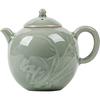 Guānlán Handcrafted Jade Cap Ceramic Teapot: High-Grade Gongfu Tea Brewing Set
