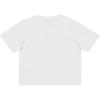 Nike Sportswear Boxy Large Logo Print Crew Neck Short Sleeve T-Shirt Women Tops White DQ3269-100