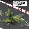 Alloy A-10 Warthog Strategic Bomber Fighter Battle Airplane Model Metal Attack Support Aircraft Plane Model Sound Light Kids Toy