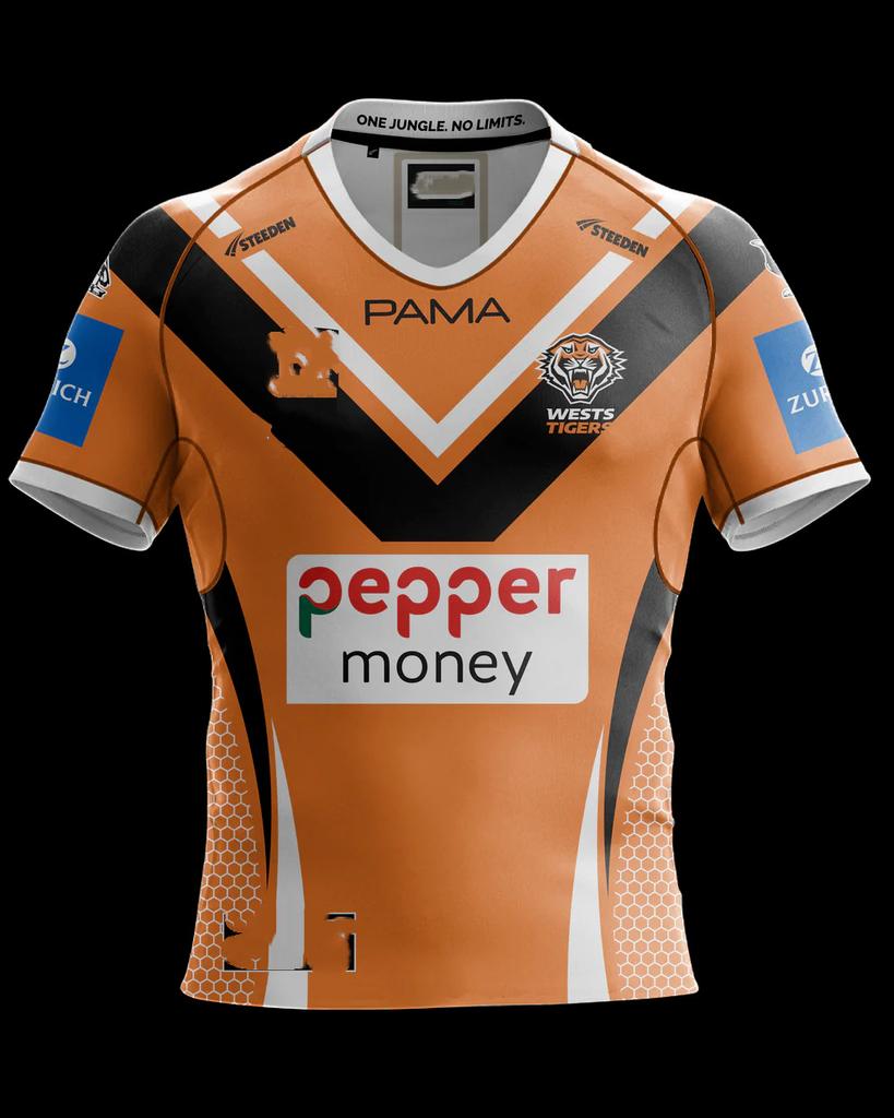NRL Warriors Broncos Fiji Rabbit Jaguar Short Sleeve Rugby Jerseys Training Suit
