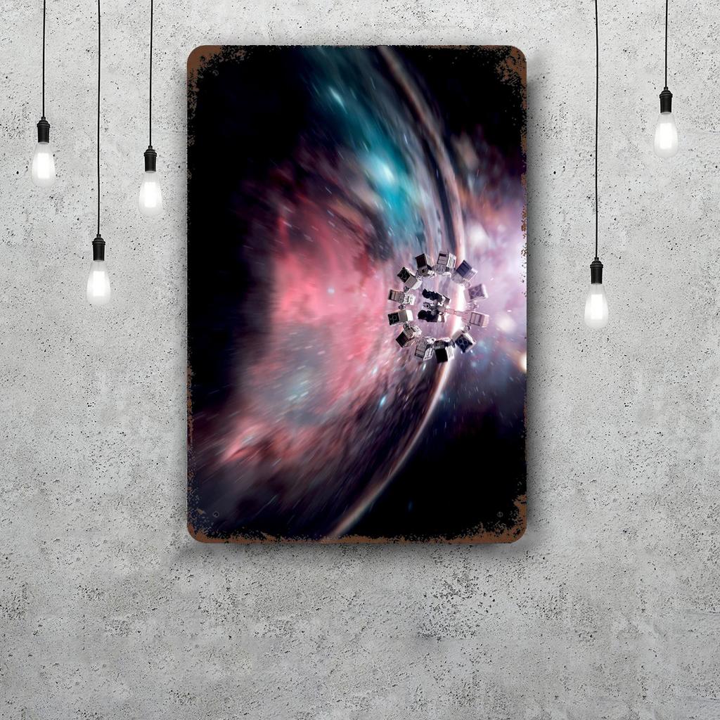 interstellar Decor Vintage Metal Signs Tin Signs Captain Poster Decor for Bar Pub Club Man Cave Wall Decoration