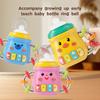 Baby Musical Pacifier Rattle Toys Early Educational Feeding Bottle Soft Teether Light Soothing Shaker Newborn