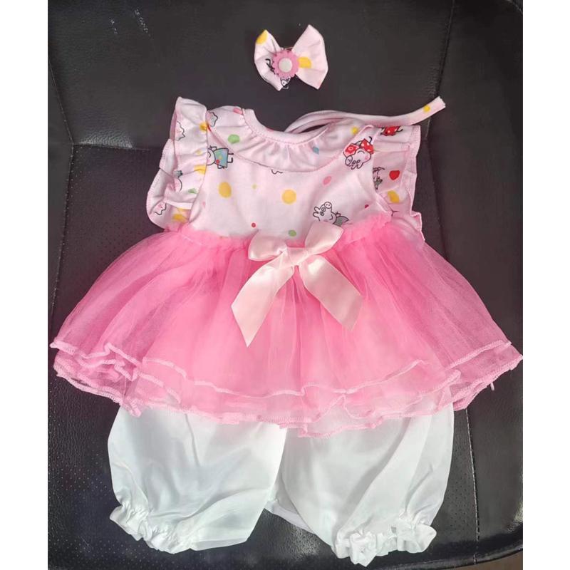 Roupas Fofas para Boneca Servem para Boneca Bebê de 48-50cm Bebê Reborn Boneca Criança Pequena Acessórios Conjuntos de Roupas