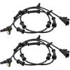 4Pcs Front and Rear Right Left ABS Wheel Speed Sensors Fit for Jeep Wrangler 3.6L 2012-2017, for Jeep Wrangler 3.8L 2007-2011 Replace# 68003281AA