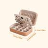 New Jewelry Organizer Display Jewelry Case Box Travel Portable Jewelry Box Storage Organizer Earring Holder Gift