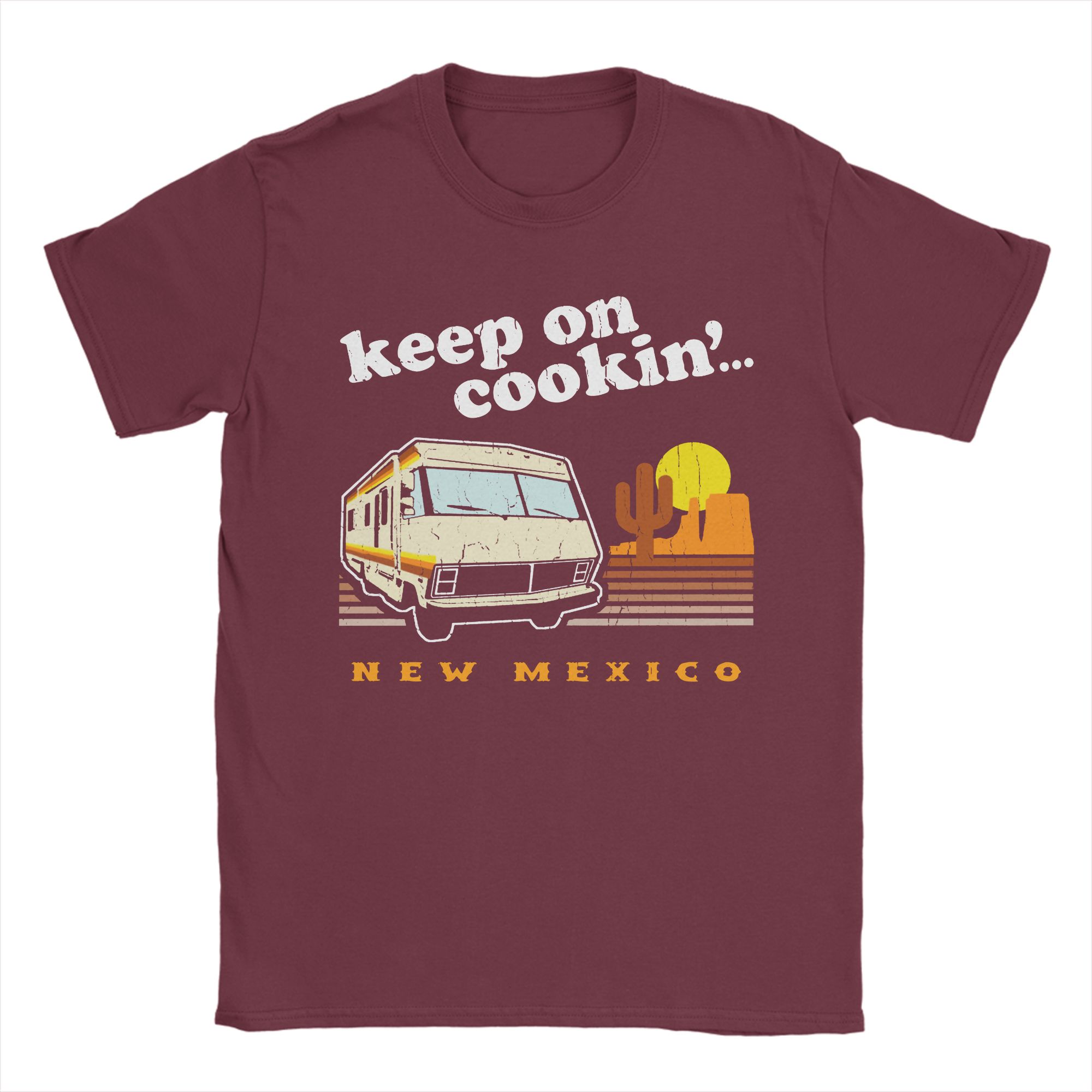

Mexico Breaking Bad Men s T Shirt Walter White Hank Heisenberg Tv Show Fun Tees Short Sleeve Crew Neck T-Shirt Pure Cotton Tops L