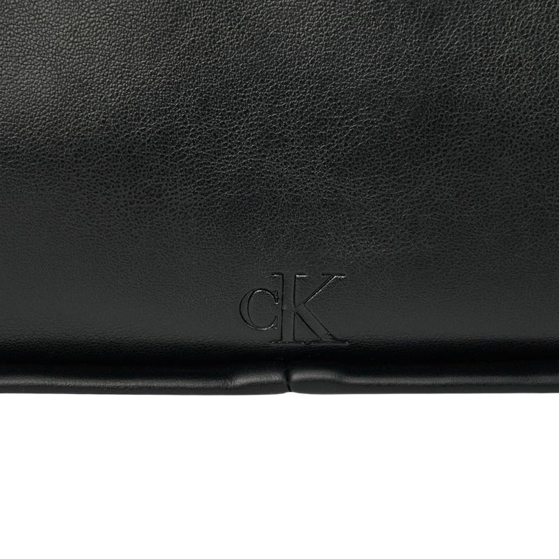 Calvin Klein Fashionable Elegant Casual Twist Design Daily Commuting Medium Shoulder Bag Women bags Space-Black DH3734-UB1