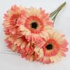 6 db Mű Gerbera Százszorszép Művirág Hajlítható Szárral
