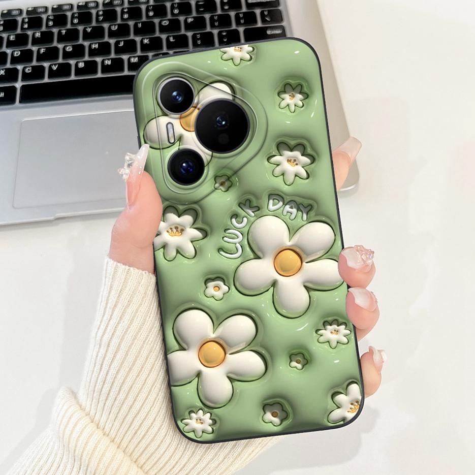 For Huawei Pura 70 Pro 5G Case Cute Cartoon Cover Shockproof Soft TPU Phone Cases For Huawei Pura 70 Pro Plus Pura70 Pro+ Fundas