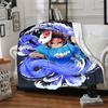 1pc Demon Slayer Blanket Soft All Season Throw with Vibrant Design, Perfect for Home, Travel, and Gifts, Ideal for Naps and Camping