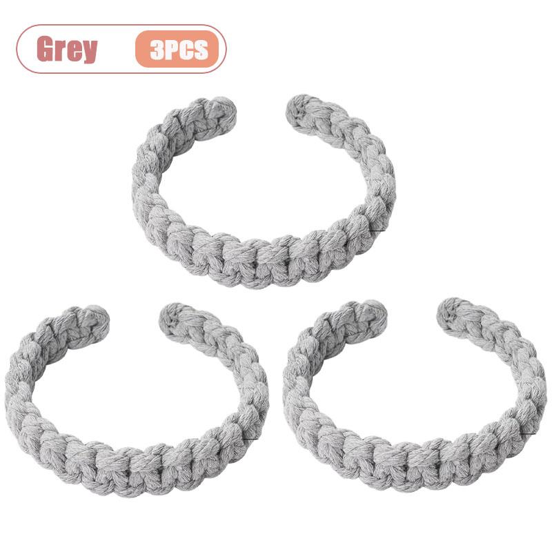 Macrame Curtain Tie Back Hand Woven Cotton Rope Back Tying Strap Versatile Tie for Drapes Blinds and Home Decor