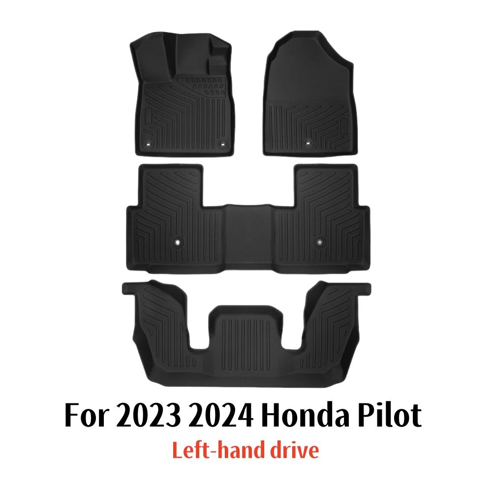 

Коврики TPE для Honda Pilot 2025 2025 Premium All Weather Коврики для багажника Подходит для Sport/Touring/Elite/TrailSport/EX-L
