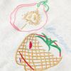 Montagut Girls' Fruit Print Long Sleeve T-Shirt