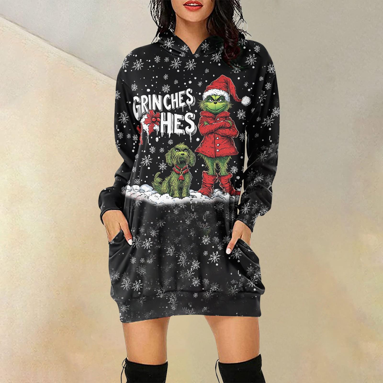 

Женская повседневная модная толстовка с капюшоном и длинным рукавом с принтом S красный