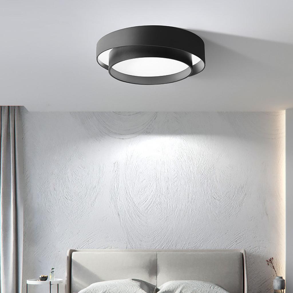 Bedroom Ceiling Light 45W Stepless Dimming Round Flush Mount LED Ceiling Light with Remote Control