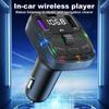 Phone Car Charger Car Music Player Adapter Charger Multifunctional Fast Car Charger For Phone Vehicle Charger Adapter With